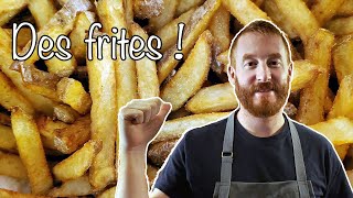 La recette des FRITES Parfaites 🥔 [upl. by Jar629]