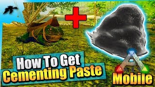 Ark Mobile How To GetFarm Cementing PasteBeelzebufo Tame iOSAndroid Total Beginners Guide [upl. by Naryb]