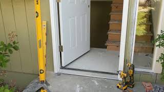 Jeld Wen Front Door Installation  Really crappy products and craftsmanship PART 1 [upl. by Barry]