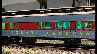 Lionel Polar Express OScale Passenger Cars [upl. by Cirek]