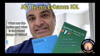 CataractCoach 1182 the JampJ Vision Tecnis Eyhance IOL lens implant for cataract surgery [upl. by Ennaoj]