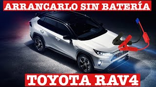 ¿Cómo arrancar un Toyota RAV4 Híbrido sin batería Arrancador de coche [upl. by Brinn34]