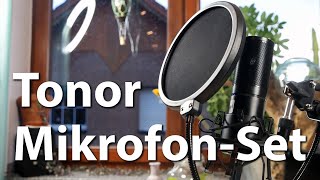 Tonor Q9 USBKondensatorMikrofonSet im Test  Konkurrenz für das Auna MIC900 Kleiner Vergleich [upl. by Shina515]