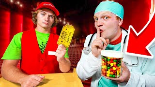 12 Weird Ways To SNEAK Candy Into The Movie Theater [upl. by Hagerman333]