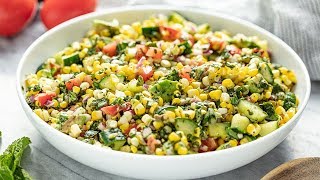 How to Make Fresh Corn Salad [upl. by Suivatna]