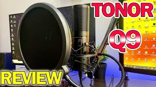 TONOR Q9 🎙 Kit de Micrófono Económico para Youtube Unboxing  Review [upl. by Tudor78]