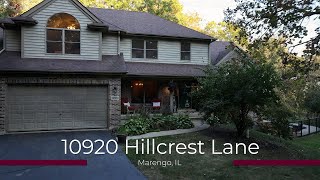 10920 Hillcrest Ln Marengo IL [upl. by Kcyrred902]