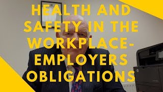 Health and Safety in the Workplace in IrelandEmployers Obligations [upl. by Thursby]