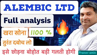 Alembic Ltd full fundamental Analysis I Latest share price I Cheapest pharma stock I Full Analysis [upl. by Millan]