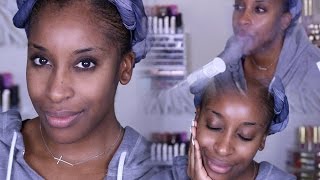 DIY Facial Steaming At Home  Jackie Aina [upl. by Aenet]