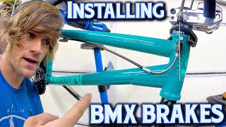 Installing My Entire BMX Brake Setup [upl. by Weingarten]