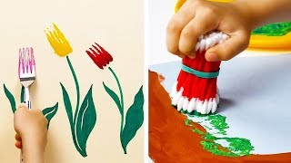 16 TRUCOS DE DIBUJO CREATIVOS PARA NIÑOS [upl. by Etnovahs]