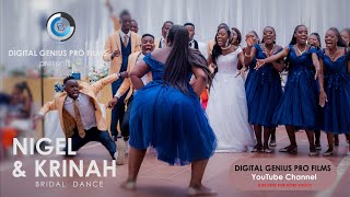 Nigel amp Krinah Bridal Entrance AFRICAN WEDDING DANCE [upl. by Yancy165]