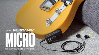 Introducing The Mustang Micro  Fender Amplifiers  Fender [upl. by Ensign48]