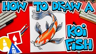 How To Draw A Koi Fish [upl. by Detta]