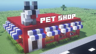 How to build a pet shop in minecraft [upl. by Kaitlyn]