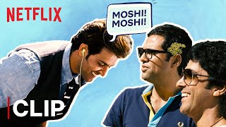 Hrithik Roshan Funny Scene  Moshi Moshi  Zindagi Na Milegi Dobara  Netflix India [upl. by Eixam]