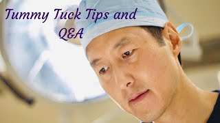 Tummy Tuck Tips For Before During and After Surgery and Q amp A [upl. by Sinnek]