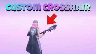 How to get custom crosshair on Fortnite on all platform Xbox one  PS4  pc [upl. by Eytteb]