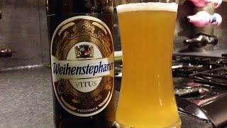 Weihenstephaner Vitus WeizenBock  German Craft Beer Review [upl. by Nittirb]