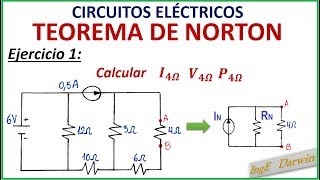 TEOREMA DE NORTON  EJERCICIO 1 [upl. by Aimee]