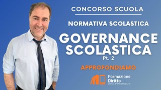 Governance scolastica Pt 2 approfondiamo il tema [upl. by Anujra]