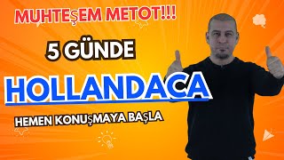 5 GÜNDE B1 HOLLANDACA 1 DERS HOLLANDACA ÖĞRENİYORUM [upl. by Novihs]