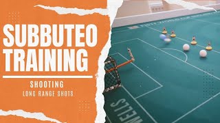 Subbuteo Training  Long Range Shots [upl. by Zetnom]