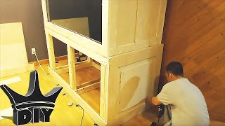 HOW TO Build a plywood aquarium  Part 4  Building the stand TUTORIAL [upl. by Ikkin]