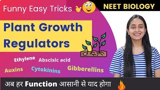 Super Easy Tricks to Learn All PLANT HORMONES Functions  NEET BIOLOGY [upl. by Marvin]