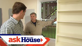 How to Build a Custom BuiltIn Using Stock Shelving  Ask This Old House [upl. by Beauchamp]