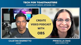 How to Create a Video Podcast with Online Guest using OBS Part 1  Audio Settings [upl. by Nhguaval184]