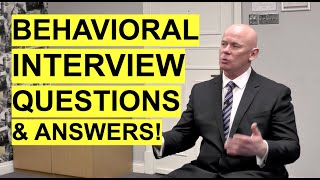 BEHAVIORAL Interview Questions amp Answers How to ANSWER Behavioural Interview Questions [upl. by Wilhelm]