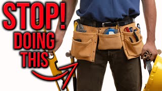 STOP DOING THIS How To Wear A Tool Belt The RIGHT WAY [upl. by Atreb]