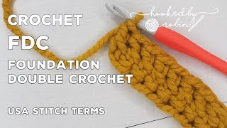 Crochet Chainless Foundation Double Crochet  FDC [upl. by Bernstein]