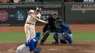 Gillaspie gives Giants the lead on triple [upl. by Rednal]