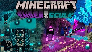 Minecraft 122  END amp SCULK UPDATE TRAILER Deep Dark Dimension Concept [upl. by Ahmed761]