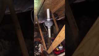 Best Way to Install a Radon Fan in a Hot Attic [upl. by Htenywg232]