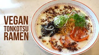 How to Make Vegan Tonkotsu Ramen Recipe [upl. by Leirud]