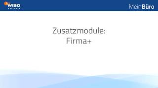 Zusatzmodul Firma MeinBüro [upl. by Bevis]