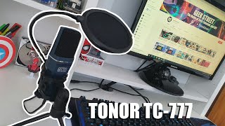 TONOR TC777 USB Condenser Microphone Setup works with PC  PS4  BEST BUDGET MICROPHONE [upl. by Rebah]