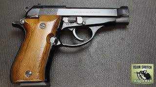 Beretta Model 84 380 ACP Pistol Review [upl. by Yeliah]