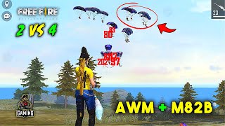 Insane AWM 23 Kill OverPower Ajjubhai Next Level Gameplay  Garena Free Fire [upl. by Darelle]