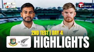 Highlights  HD  Bangladesh Vs New Zealand  2nd Test  Day 4  T Sports [upl. by Fairfield]