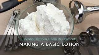 How to Guide Making a Basic Lotion [upl. by Ssenav]