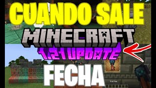 ✅CUANDO SALE LA VERSION 121💎 DE MINECRAFT OFICIALMENTE👈 FECHA DE LANZAMIENTO MINECRAFT 121 [upl. by Guntar]