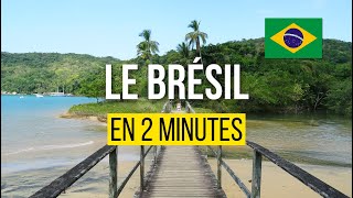 VISITER LE BRÉSIL en 2 minutes [upl. by Selrahcnhoj174]