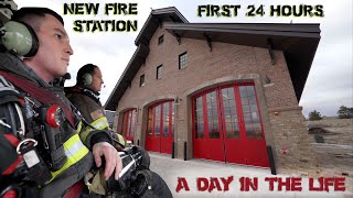 First 24 Hours in a New Fire Station  A Day in the Life [upl. by Yoreel674]