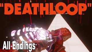 Deathloop  All Endings HD 1080P [upl. by Cimah]