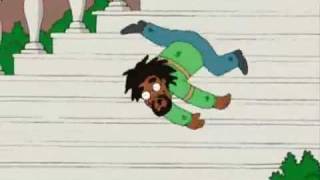 YouTube Family Guy  Falling Down Stairs Clip [upl. by Neelya]